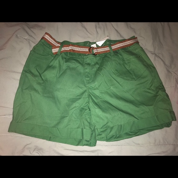 NWT Women’s Green SONOMA Modern Fit Shorts Sz 22W - Picture 3 of 3